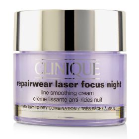 CLINIQUE - Repairwear Laser Focus Night Line Smoothing Cream - Very Dry To Dry Combination ZK59 50ml/1.7oz