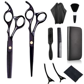 Household Flat Cut Color Hair Salon And Haircut Scissors Set