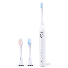 Sonic Electric Toothbrushes for Adults Kratax USB Rechargeable Toothbrush with Timer, 5 Toothbrush Heads,5 Modes, 2 Hr Charge Last 30 Days Ultra-Light