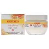 Truly Glowing Night Cream by Burts Bees for Unisex - 1.8 oz Cream