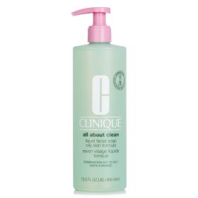 CLINIQUE - All About Clean Liquid Facial Soap Oily Skin Formula (Combination Oily to Oily Skin) 322021 400ml/13.5oz