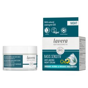 LAVERA - Basis Sensitiv Q10 Anti-Ageing Night Cream 111016 / 638352 50ml/1.6oz