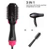 Hair Dryer 3 in 1 Hot Air Brush Styler and Volumizer Blow Dryer Salon Blower Brush Electric Hair Straightener Curler Comb
